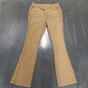 Amerian Eagle High Waisted Kick Boot Corduroy Pants Womens 4R Tan